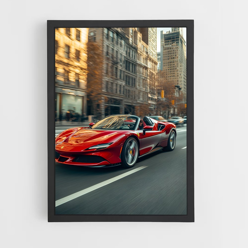 Poster gts de Vitesse – affiche Ferrari (vue 2)